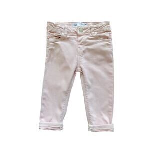 Zara Light Pink Skinny Jeans Size 12-18m